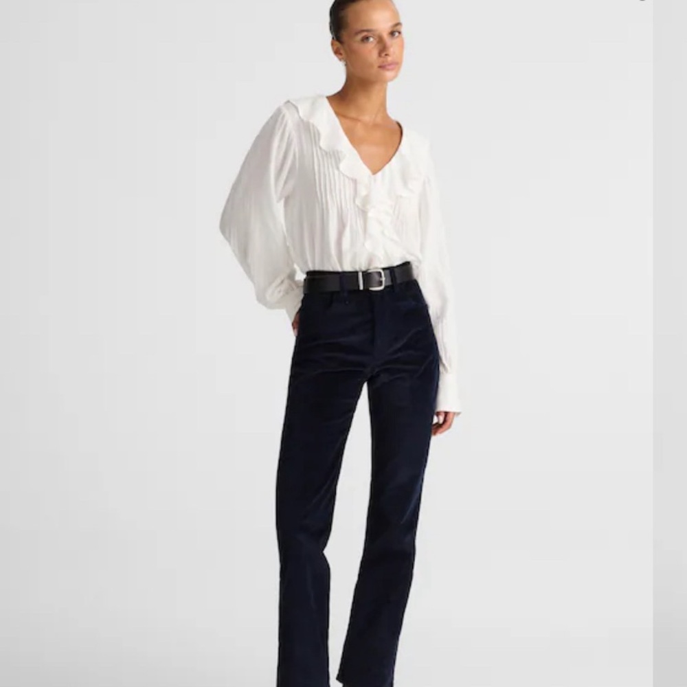 Madewell longline straight pant in corduroy new size 29